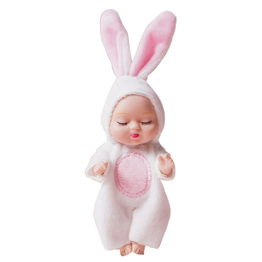 1/6 Pcs 11cm Mini Reborn Baby Doll Lifelike Realistic Baby Doll Toys Small Baby Dolls Kids Girls Toys for Children Birthday Gift