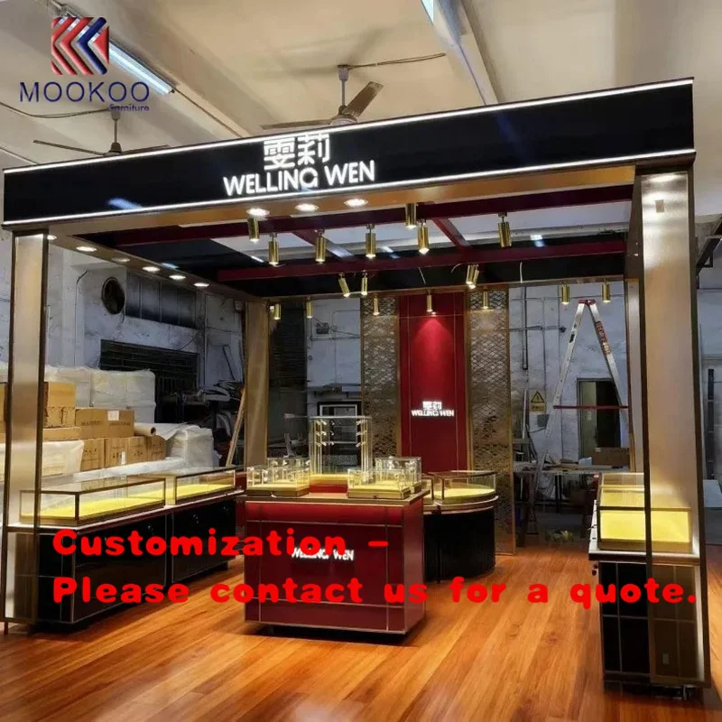 custom.3D Rendering Jewelry Shop Design