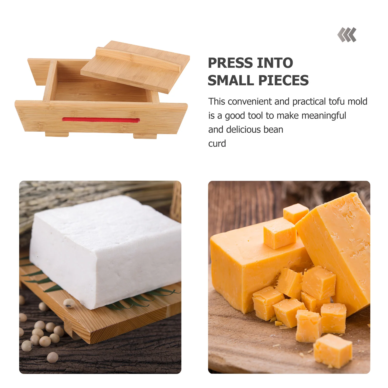 

Wooden Tofu Press Cheese Making Supplies Mould For Homemade Tofu Cheese Making Diy Butter Presser Household Dairy Tool