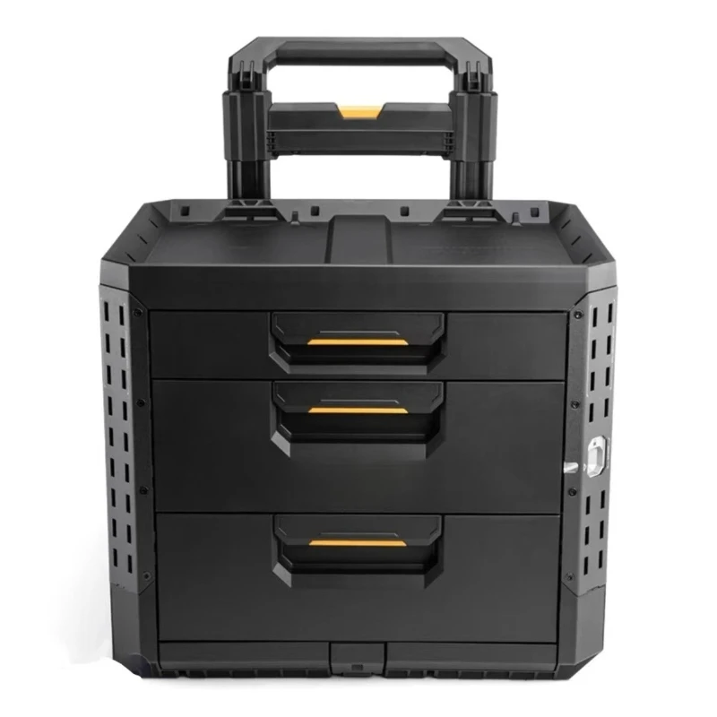 Tool Stacked Triple Drawer Drawing Tug Toolbox