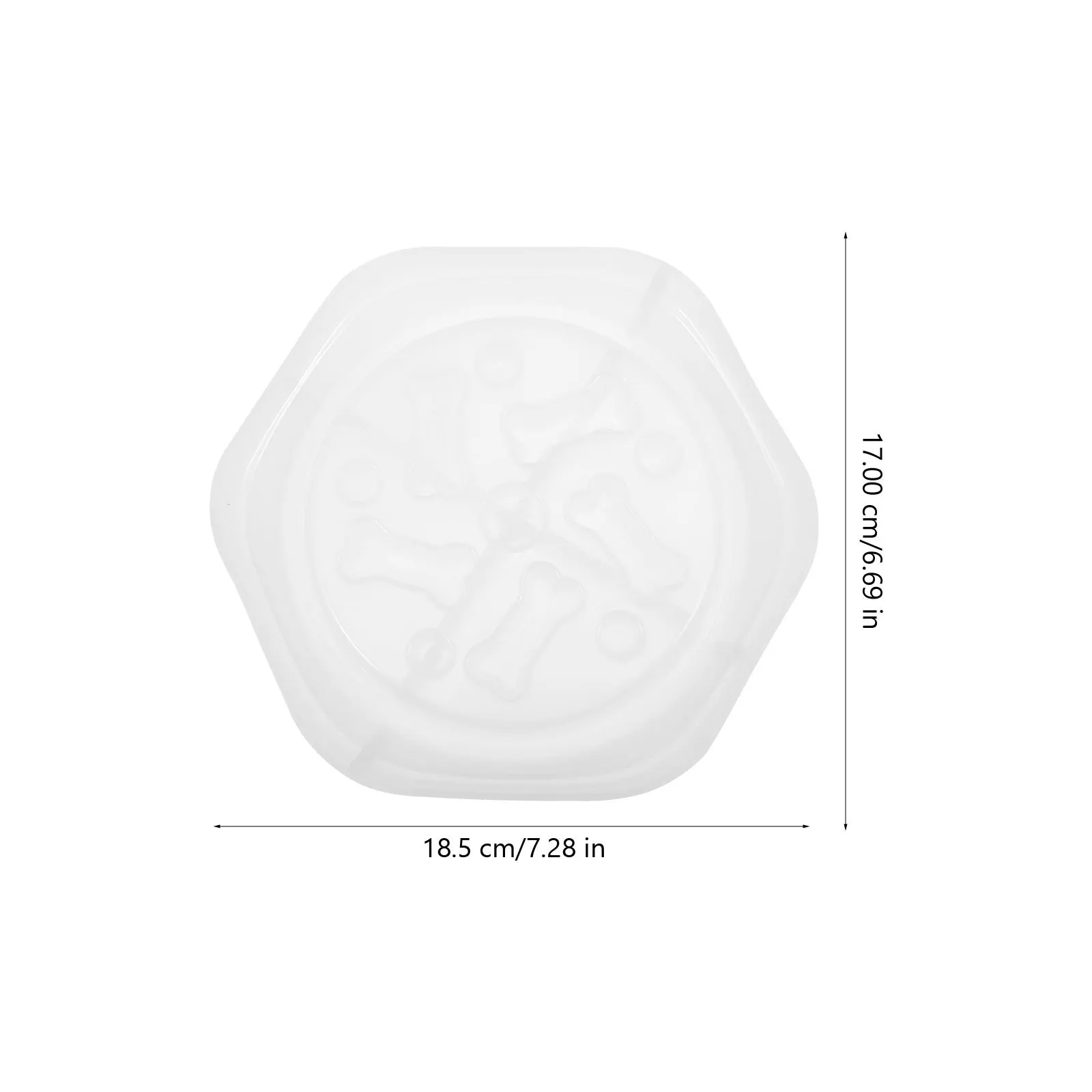 

Pet Food Bowl Dog Dish Bowls Outdoor Feeding Puppy Mold for Making White Travel