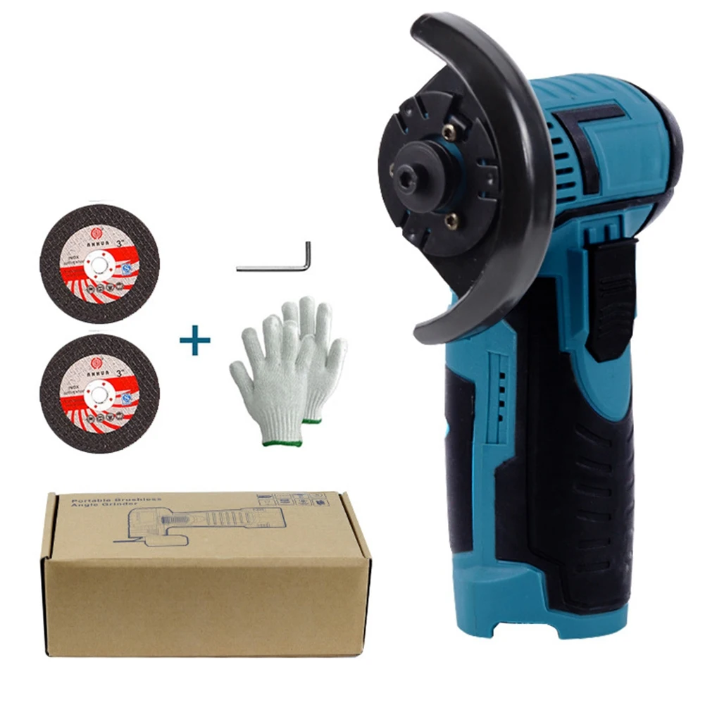 

12V Brushless Angle Grinder 19500Rpm Rechargeable Grinding Tool Mini Polishing Machine for Cutting Diamond Grinder Set