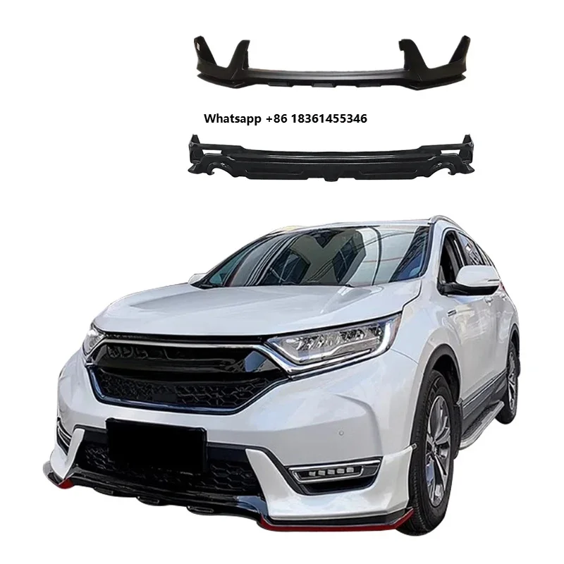 For  CRV 2017-2020 Front Lip Rear Lip ABS Material Primer Color Car Factory Direct Car Body Kit