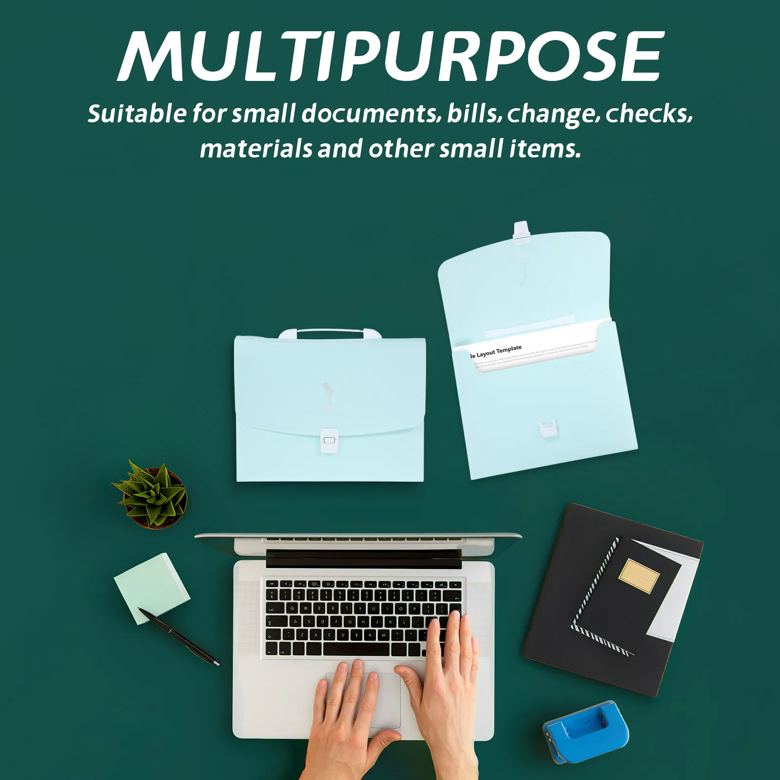 

Accordion File Organizer Small File Folder Multi-Pocket Document Storage Lightweight Portable Folders for Bills Letters Receipts