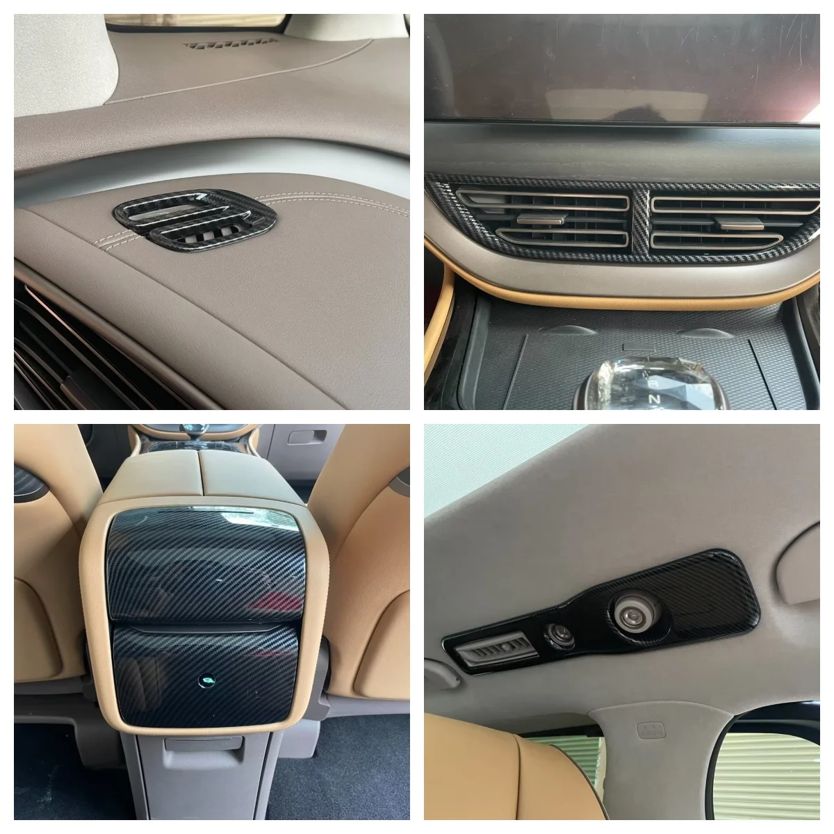 

Suitable for 2023-2024 BYD Denza D9 front/middle/rear/roof outlet car decoration accessories