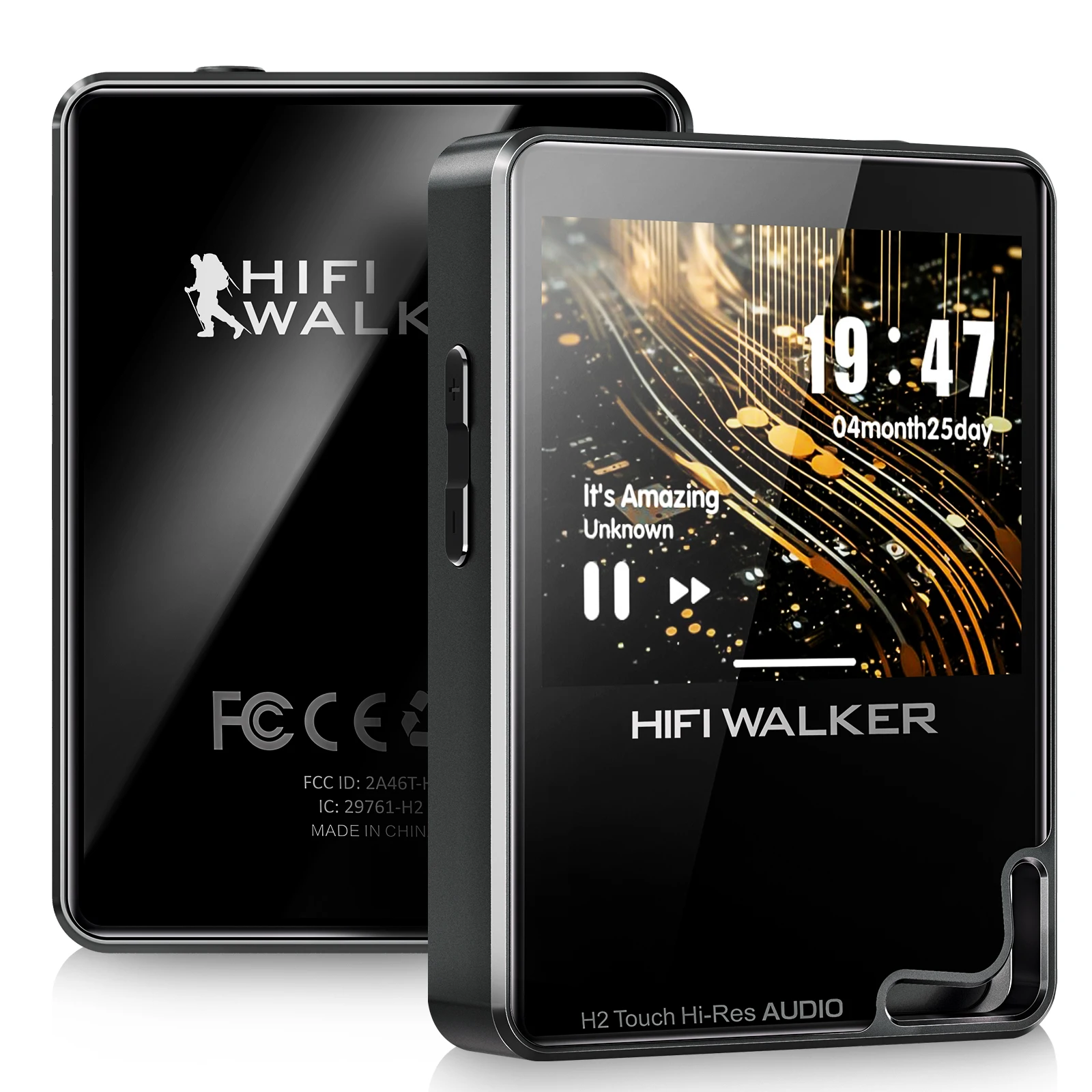 

HIFI WALKER H2 Touch Hi-Res MP3 Player 128GB, Lossless DAP with DAC ES9218, Bluetooth 5.2, FLAC, Line Out Hifi Player