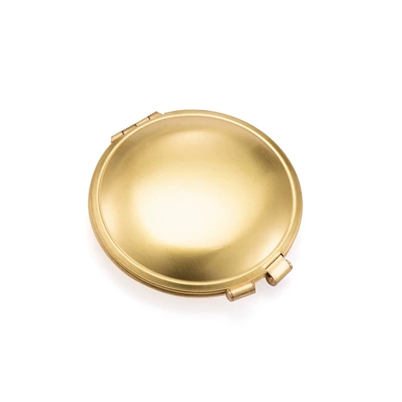 Ultra-thin Portable Compact Powder Cake-shaped Open Cover Ignition Retro  Lighter Metal Open Fire Smoking Gadgets