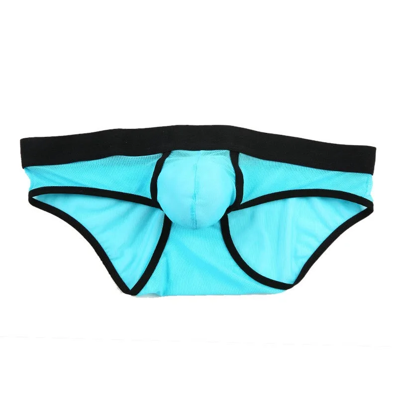 Men's Underwear Ultra-thin Low-rise Breathable Mesh Triangle Pants Briefs