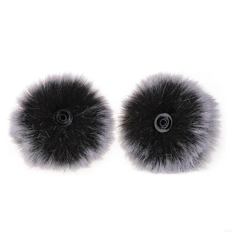 P9FA 1PC Universal Lavalier Microphone Furry Furry Windscreen Fur Windshield Wind Muff
