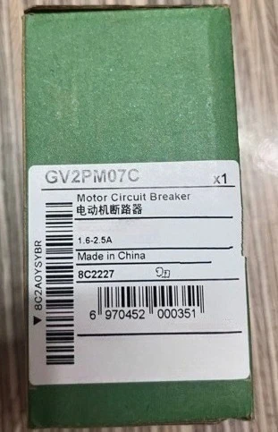 

Brand New Original GV2PM07C Motor circuit breaker 1.6-2.5A Fast Delivery