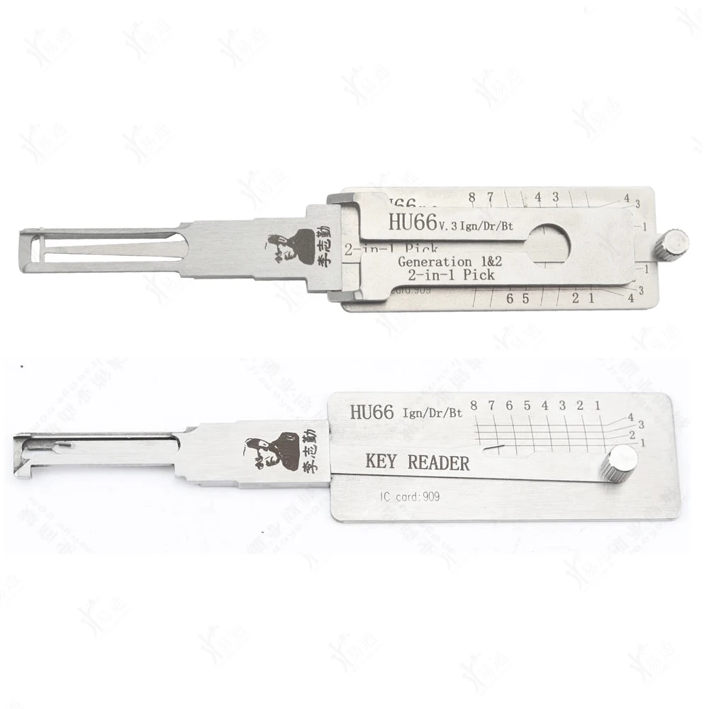 LISHI HU66 V.3 IGN DR BT Lector de llaves HU66 para VW, herramienta de apertura de cerraduras de coche, herramientas de cerrajería, proveedor de China