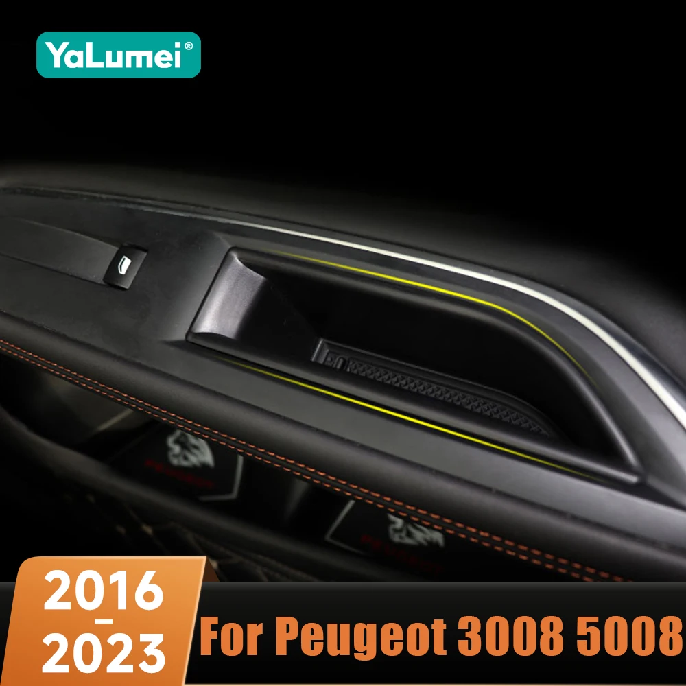 Für Peugeot 3008 5008 GT 2016 2017 2018 2019 2020 2021 2022 2023 Auto Türgriff Armlehne Aufbewahrungsbox Behälter Ablage Zubehör