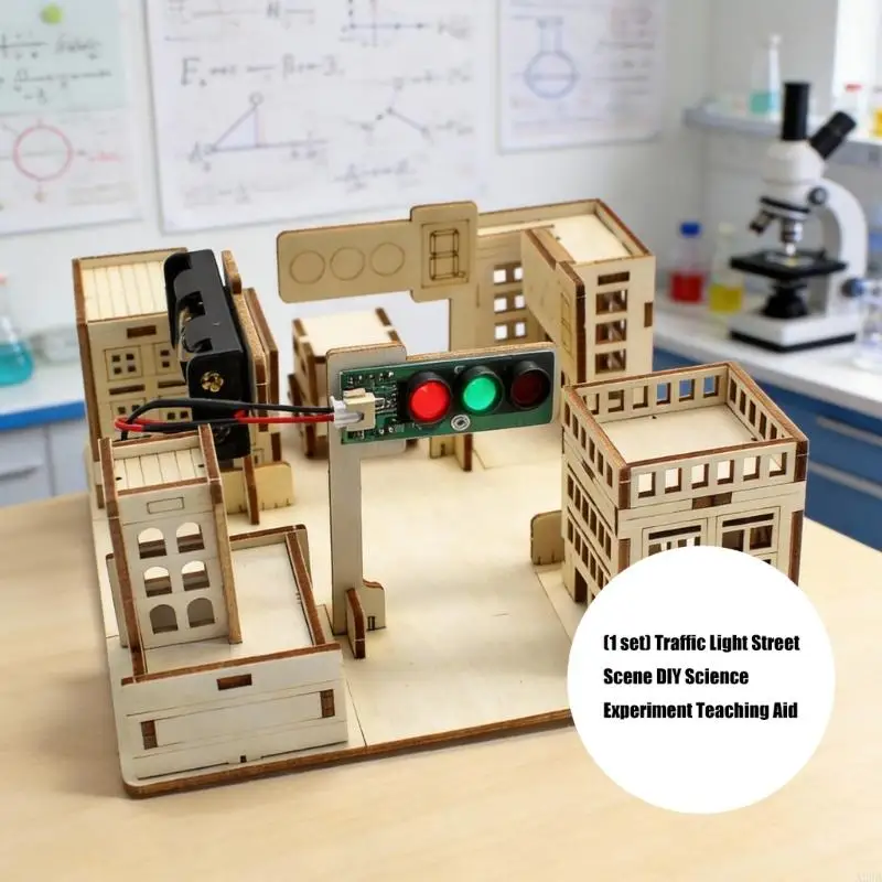 light-street-scene-educational-craft-project-science-toy-for-kids-circuit-basics-and-transportation-systems-a2ub
