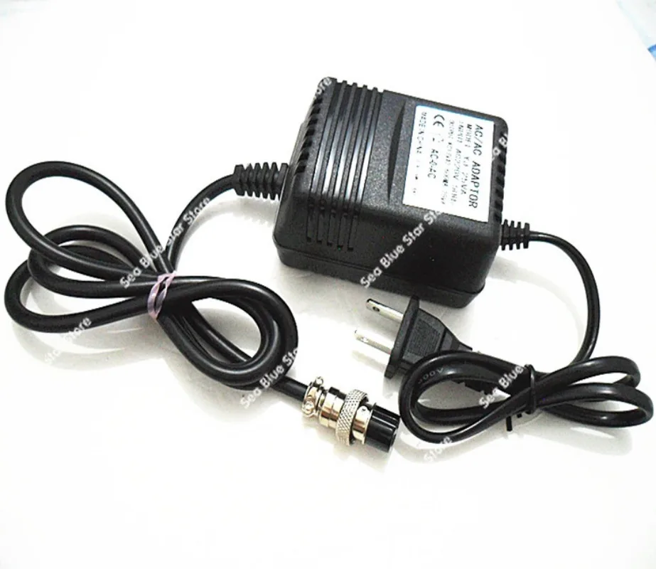 Mixer power supply F4 F7 3-hole universal power cord adapter 4-channel 6 7 8 12 multi-channel household Karaoke effect