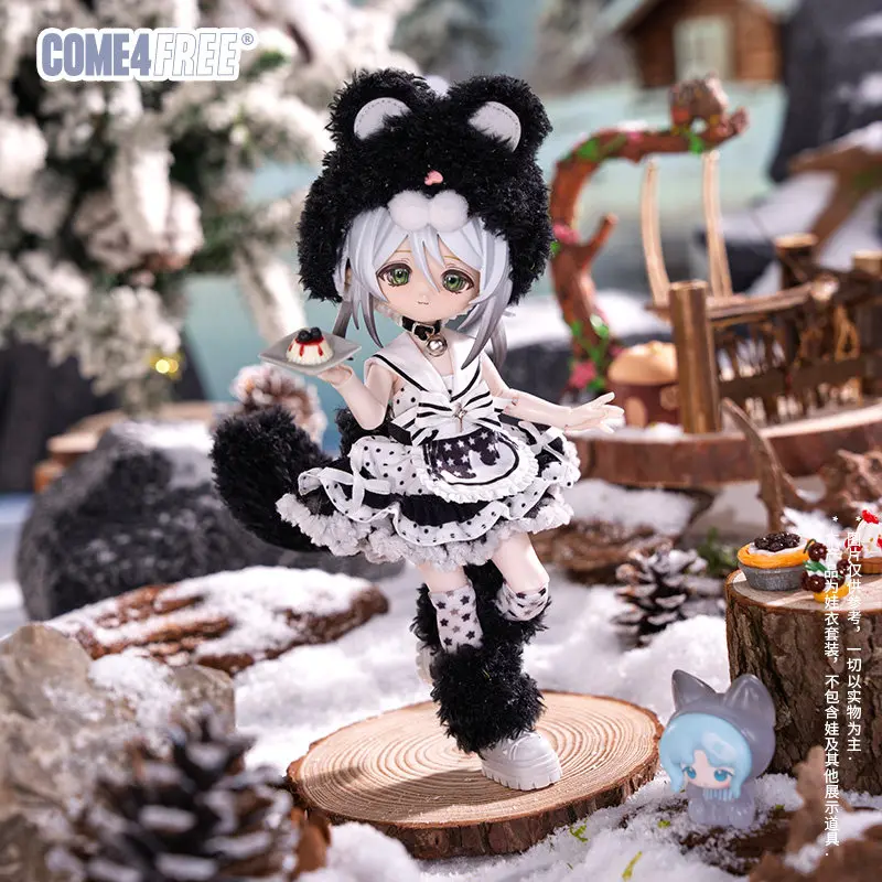 Come4free New Product In Stock Fairy Tale Series 12 Point Bjd Doll Dress Movable Doll Suitable For Ob11 Cute Accessories Cat Set