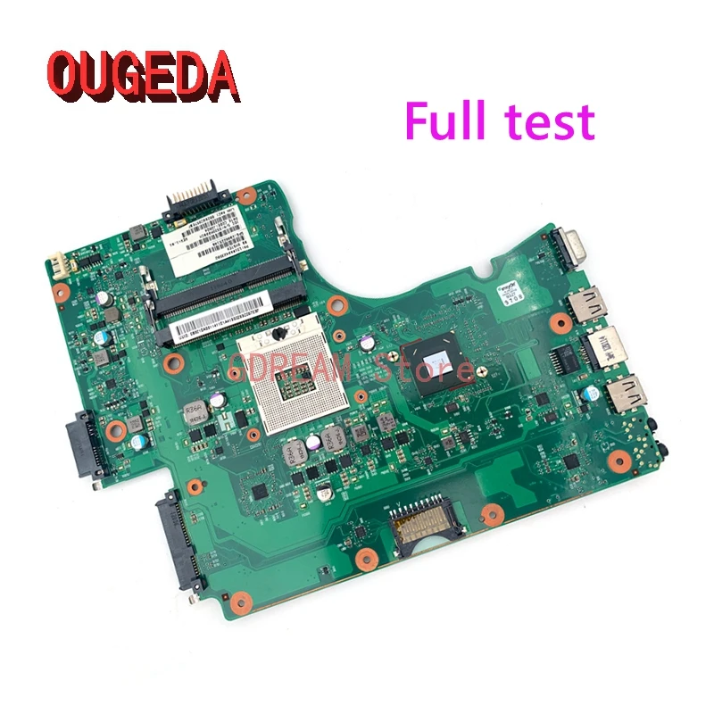 OUGEDA V000225140 1310A2423502 MN10R-6050A2423501-MB-A02 laptop Motherboard For Toshiba C650 C655 main board HM65 DDR3 PGA989