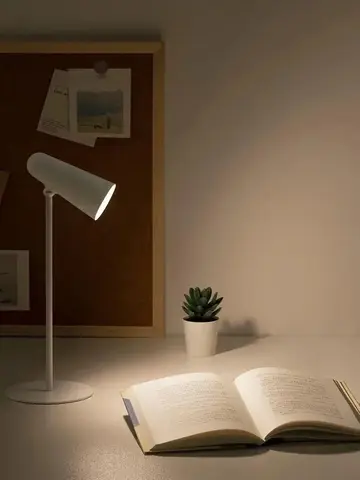 Настольная LED-лампа Mijia с зарядкой Type-C, многофункциональная 3-в-1 — фото модели