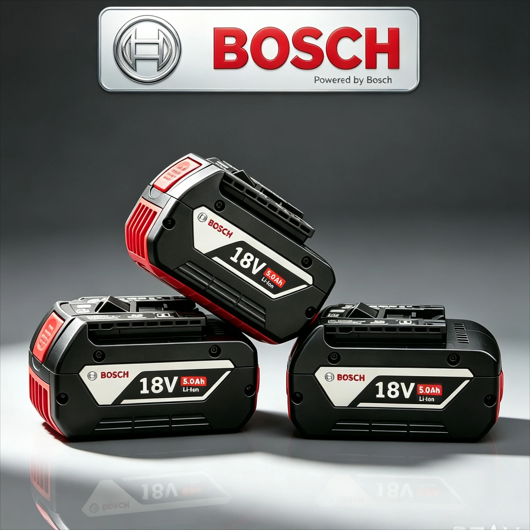 

Original Bosch Lithium Battery 18V 5.0Ah/6.0Ah Long Working Time Replacement Battery，fit Bosch 18V Portable Power Tool Spare