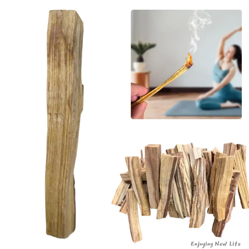 Palo Santo Sticks Natural Incense Sticks Wooden Aroma Diffuser Stick Natural Crude Wood Strips for Home Living Room Office