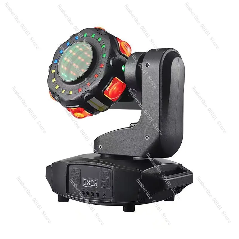 6x40W UFO Meteor Wheel Moving Head Light RGBW Beam Wash Rotating Alien Stage Light For Club Party Show