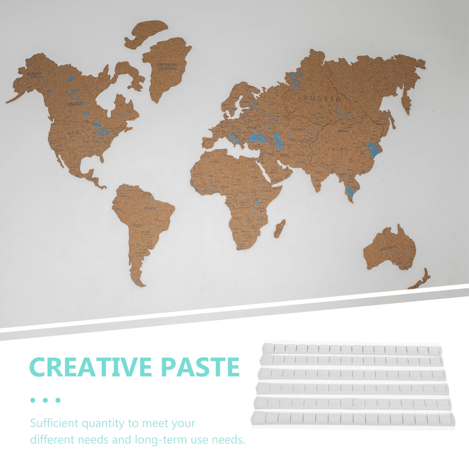 

Reusable Photo Glue Traceless Fixing Practical Poster Non marking Multifunction White DIY Cleaning Long Term Use Safe