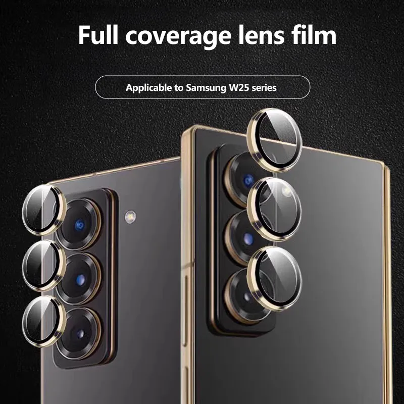 Samsung Galaxy Z Fold7 W25 SE Special 6 Slim Fold 6 5 カメラレンズ用強化ガラス保護フィルム クリア背面ガラス保護フィルムカバー