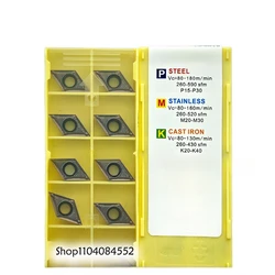 Inner Hole NC Turning Inserts DCMT 11T302 11T304 11T308-MV LF6018 DCMT11T304 DCMT11T308 DCMT11T302 Carbide Inserts Lathe Cutter