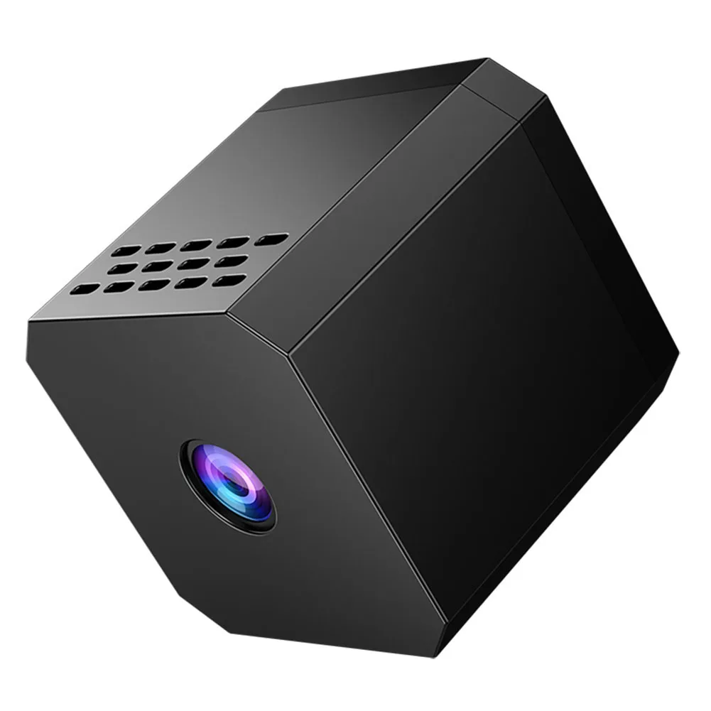 Compact Wireless Security Camera No Internet Required Motion Alerts Infrared and Magnetic Base for Metal Surfaces