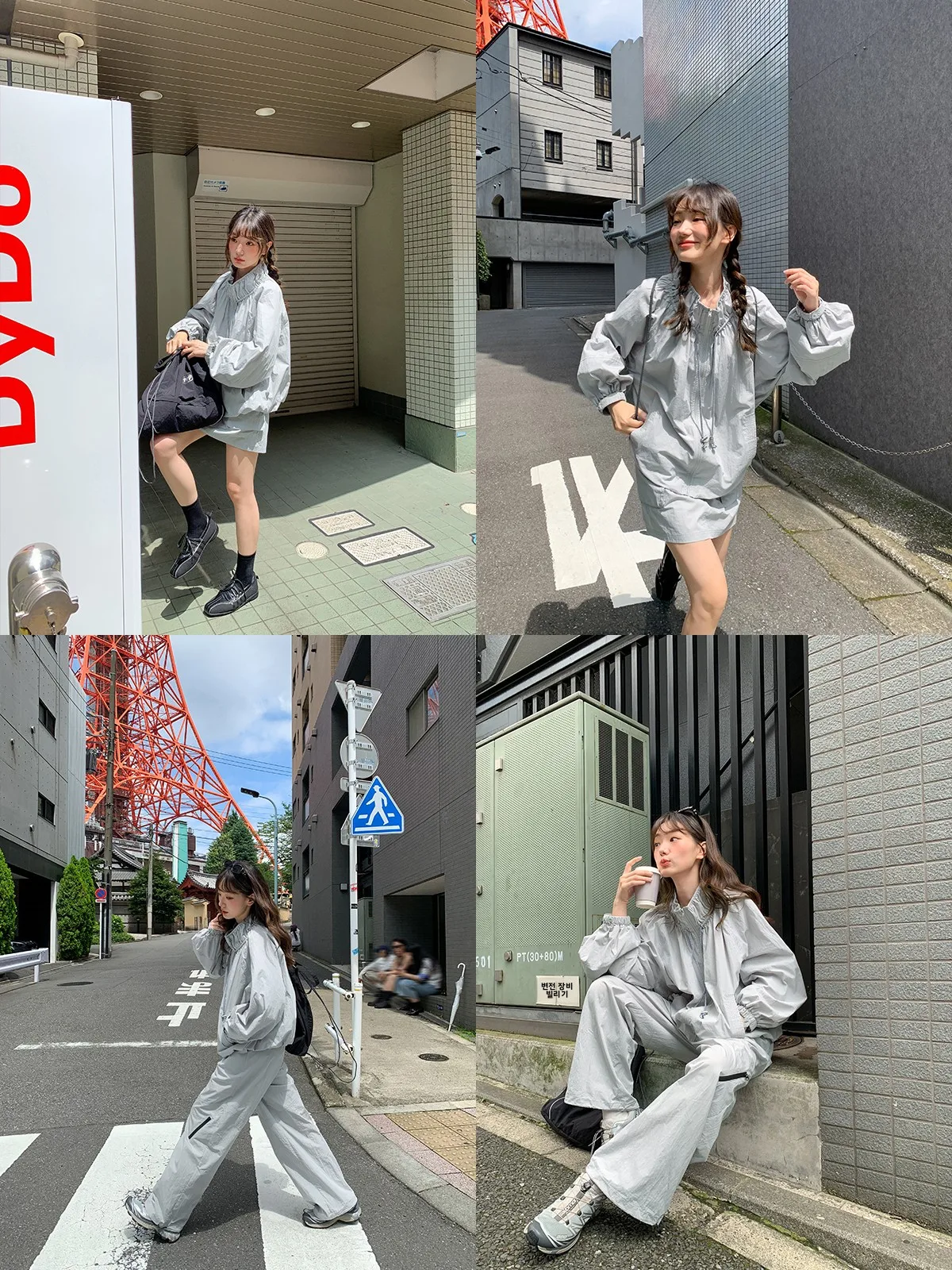 Hello  Women's Tee-Piece Set Casual Long Pants Skirt Jaet Dstring Outerwear ort Skirt Comfortable Loose Fit