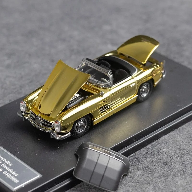 YS 1:64 mini gt Bens 300SL coche clásico Vintage modelo de coche de aleación de galvanoplastia conjunto de colección limitada