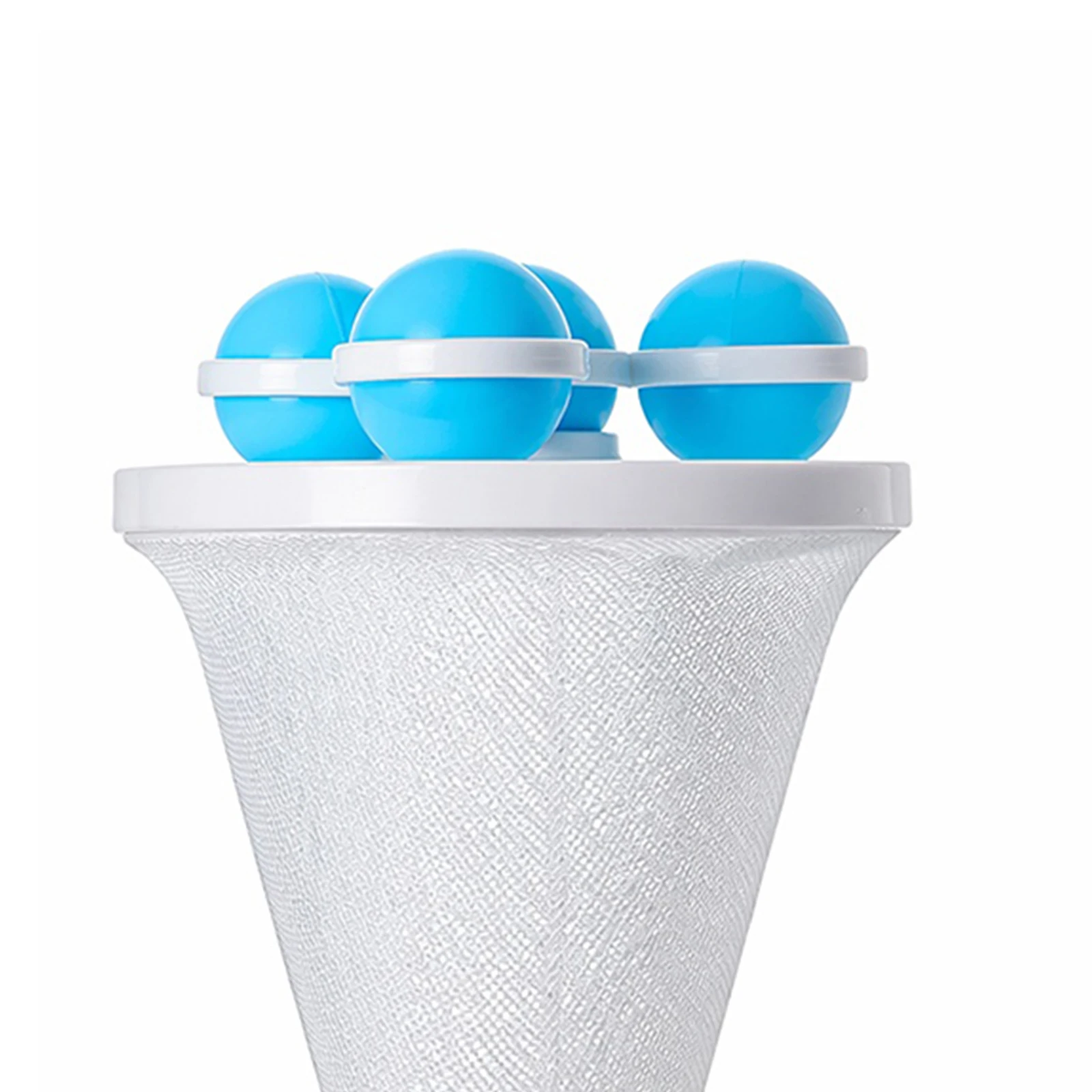 3 Pack Reusable Laundry Ball Floating Lint Trap Hair Catcher Washing Machine Mesh Net Filter Cleaner for Top Load Washer