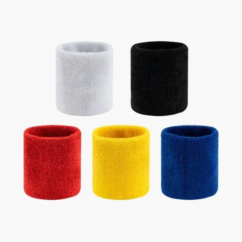 A pair Tennis Badminton Sports Wristbands Sweat absorption and dryness Wrist Guard For Basketball Volleyball Sweatbands Wrap