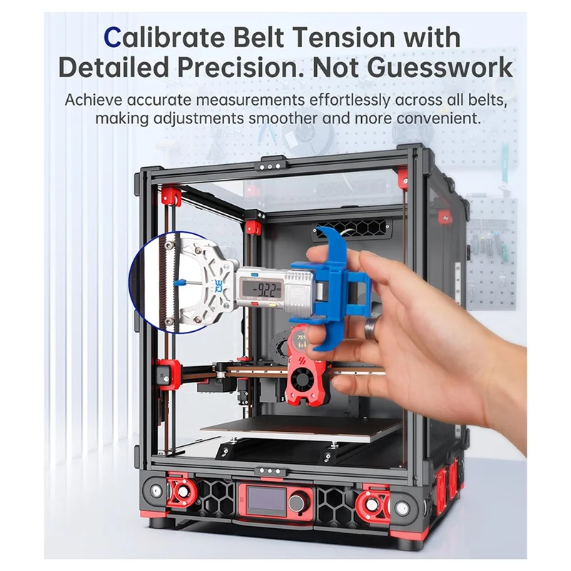 ABLA-Belt Tension Gauge For 3D Printers, Belter, Electric Belt Tension Meter, Easy To Read, High Precision Belt Tension