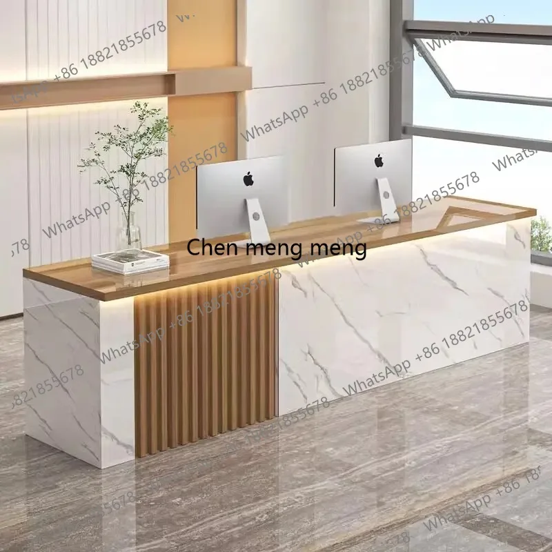 

Beauty Institute Reception Desk Study Infodesk Hairdressing Reception Desk Clinical Modern Comptoir Caisse Corner Furniture
