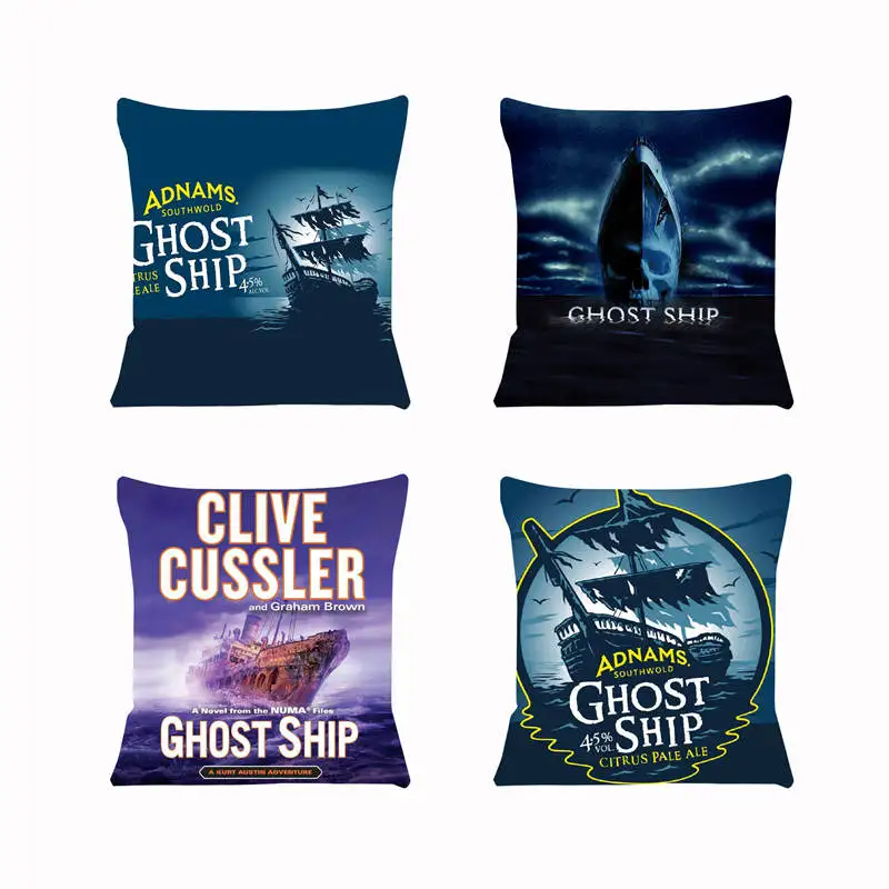 

Ghost Ship Cushion Cover Pillow Cover Pillow For Chairs Home Decorative Cushions For Sofa Throw SJ-284