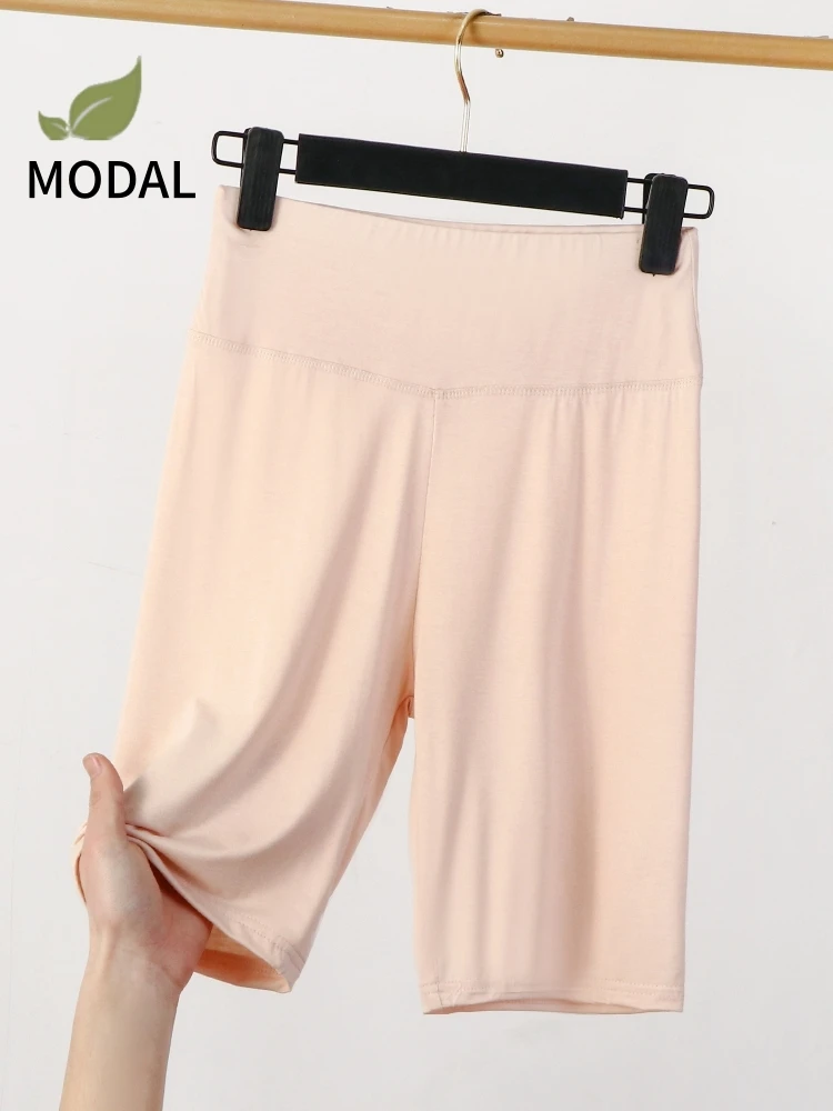 

Slim Fit High Waist Abdomen Control Modal orts Women's Se Pants Elastic Tight Tee-quarter Length plus Size Base Layer...