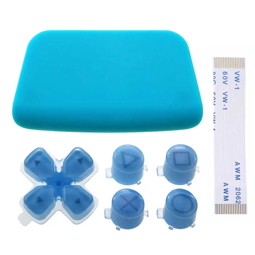 JCD Direction Function Key Cross ABXY D Pad Buttons For PS5 V1.0 BDM-010 Controller Button Kit Plastic Touchpad 18Pin Flex Cable