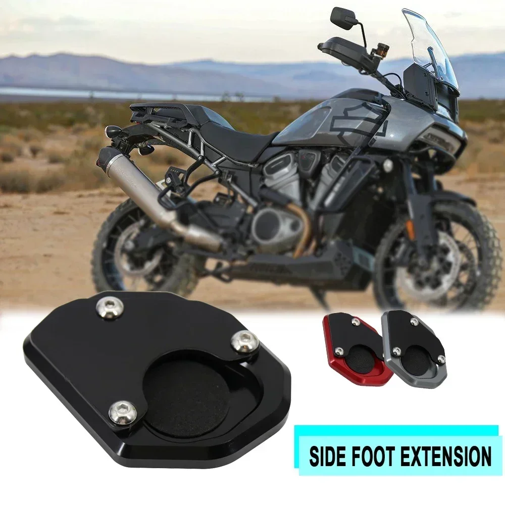 

Motorcycle Accessories CNC Kickstand Side Stand Enlarge Extension Foot Pad Support For Trident 660 For Trident660 2021