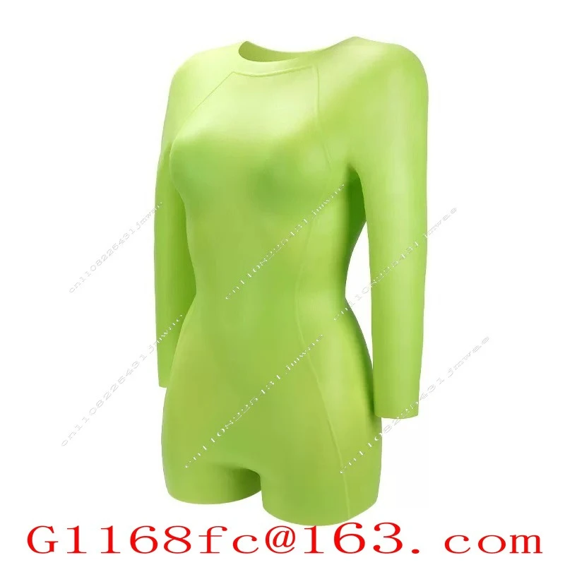 silicon-based thickened warm wetsuit one-piece anti-jellyfish snorkeling surfing sports protective gear women's free diving wet