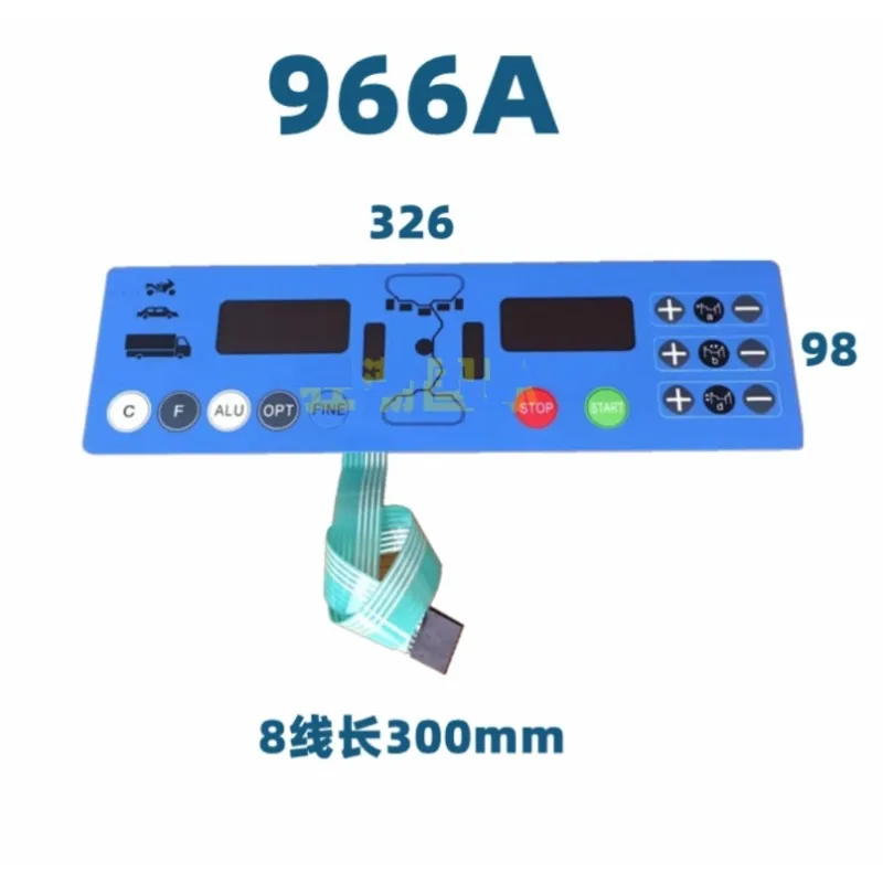 Tire Balance Machine Parts Wind Speed 966A Key Board Control Panel Touch Switch