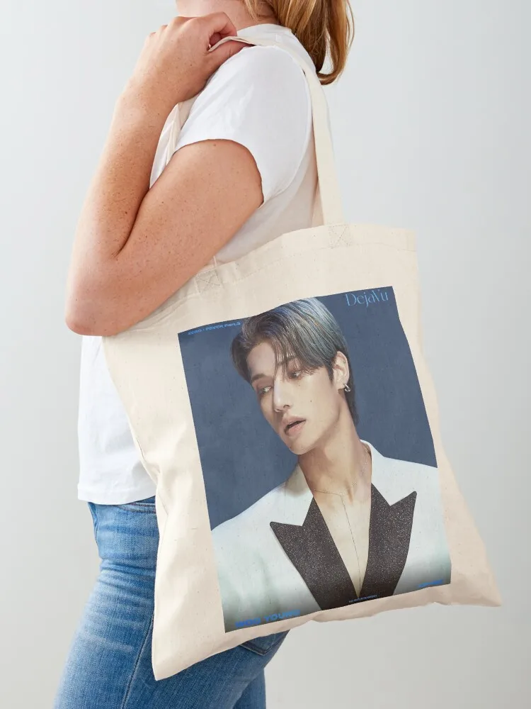 

Ateez Wooyoung Tote Bag eco pack shopping trolley bag reusable shopping bag shopper bags for women