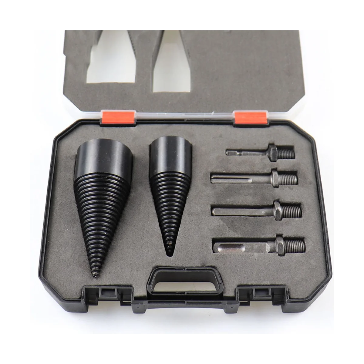 6 Stück 32/42mm Holz spalt bohrer und Holz spalt gerät mit gespaltenen Holz bearbeitungs werkzeugen.