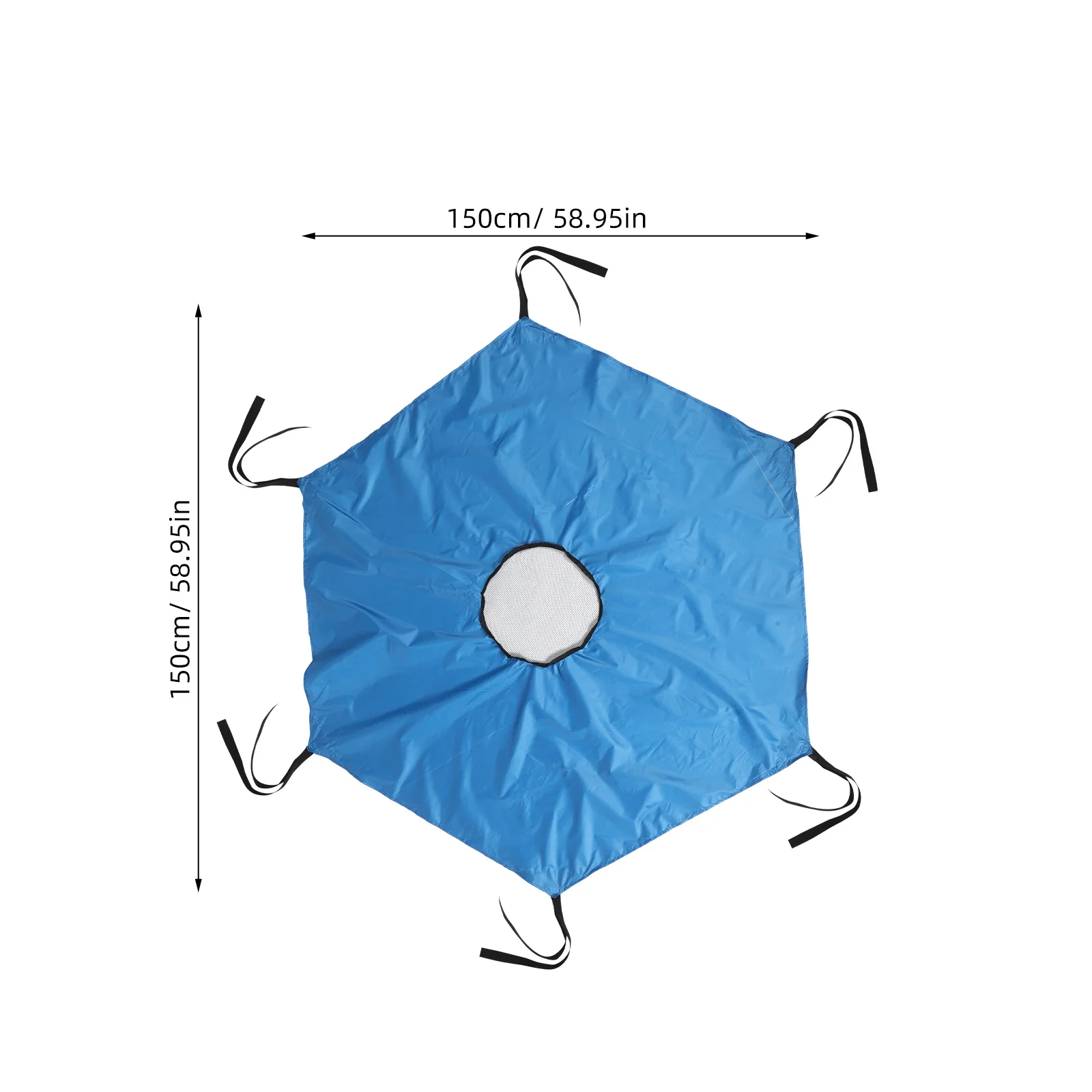 Trampoline Zonnescherm Cover 5ft Lichtgewicht Uv-blokkering Weerbestendig Outdoor Trampoline Zonnescherm Tent Cover Luifel