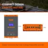 Powmr-ソーラー充電コントローラー,ソーラーレギュレーターパネル,並列アップ,鉛蓄電池リチウム電池用12ユニット,60a,12v,24v,36v,48v 4