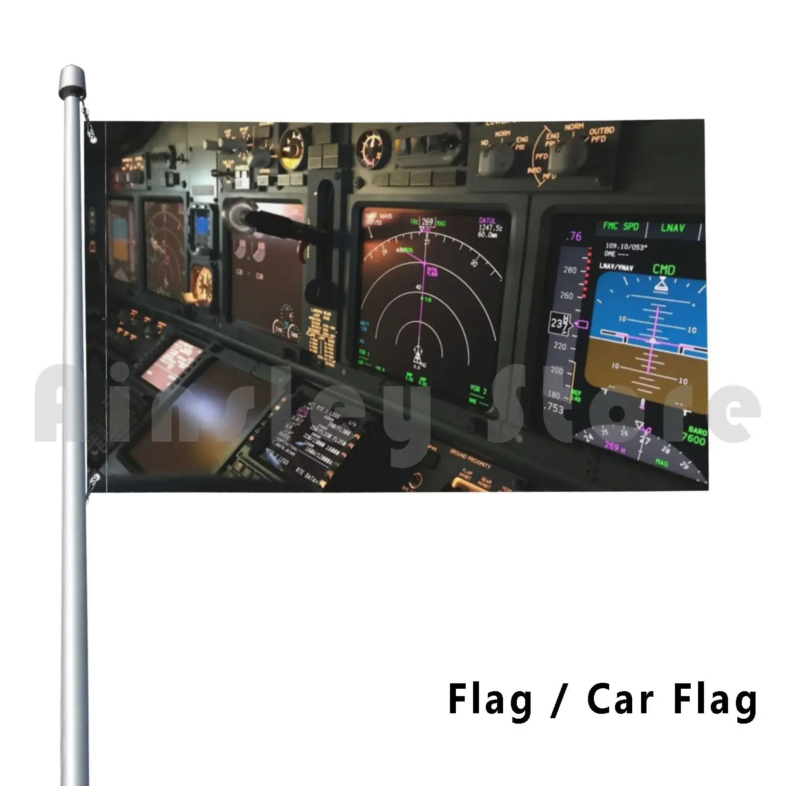 Boeing 737 Ng Instruments Outdoor Decor Flag Car Flag Fly Pilot Airplane Cockpit Cabin Crew Airman Flyagain 737 B737 Plane