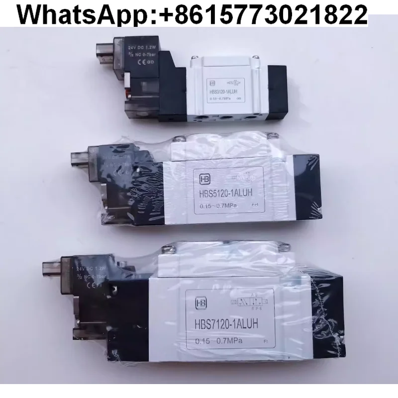 Válvula solenóide Humber HBS3120 HBS5120 HBS7120 válvula de cinco vias de duas posições em vez da série SY (1 unidade)
