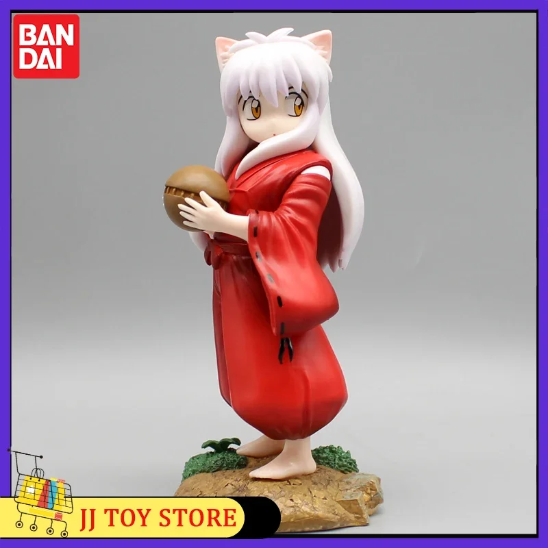 16cm Anime Inuyasha  Action Figures Childhood Inuyasha Cute Children's Standing Ornaments Pvc Model Collection Kid Toy Gifts