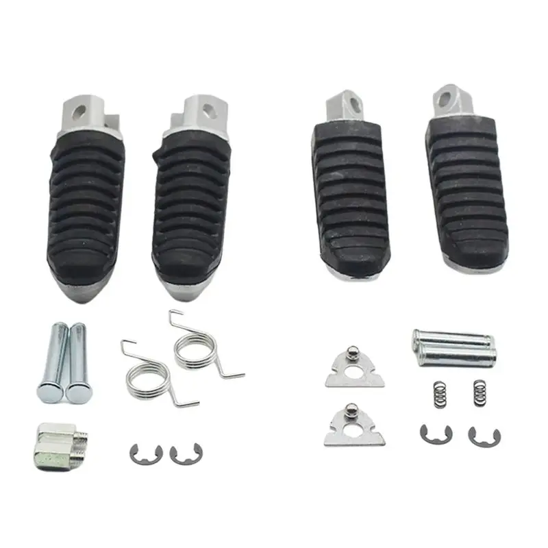 A30F-Motorcycle Front Rear Footrests Rest Pedal For Hayabusa GSX1300R 2008-2011 GSR600 GSX1400 SV650