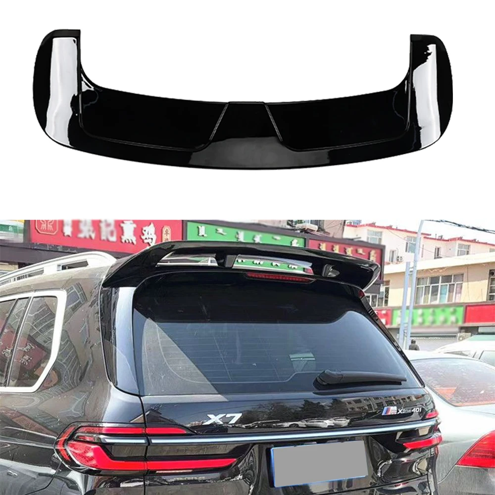 For BMW X7 G07 2019 20 21 22 23 24 Rear Roof Trunk Lid Car Spoiler Wings high quality ABS material Tuning Exterior Accessories