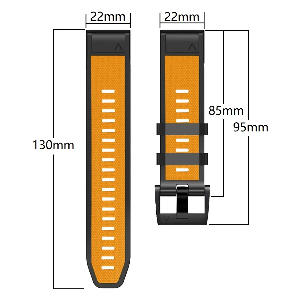 For Garmin S62 S70 Instinct 2 Epix Gen 2 Forerunner 965 955 935 945 Silicone Strap Watchband Quickfit 22mm Bracelets Wristband